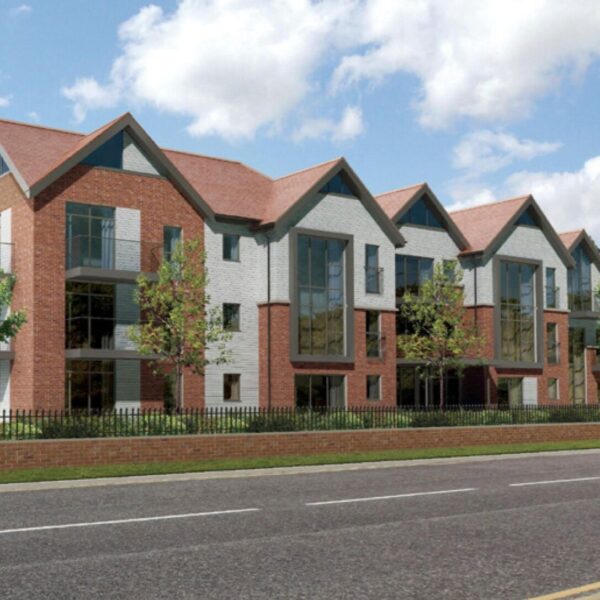 New roof installation on apartment building, Exeter